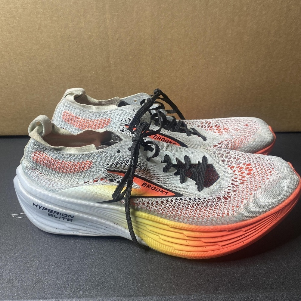 Brooks Hyperion Elite 4 Shoes Mens Size 7.5 Carbon Plate Racing Marathon